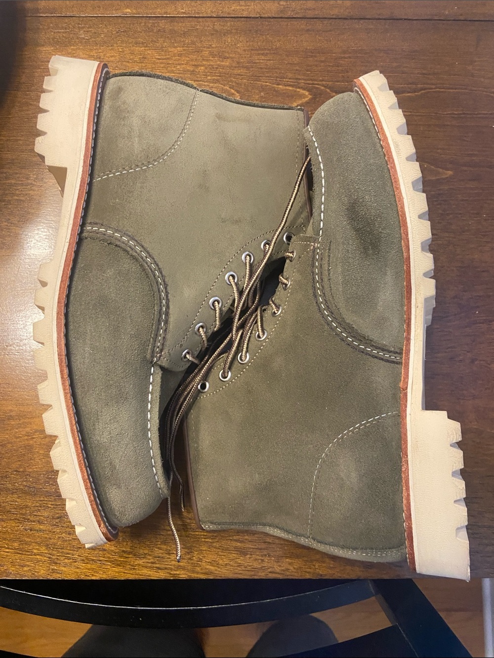 Red Wing Boots 8203 MOC TOE LODEN ABILENE 12D Factory 2nds Rare
